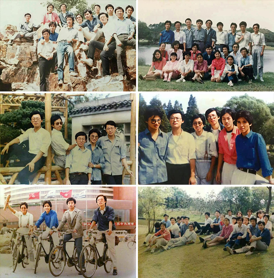 同砚情 6 1984年曹杨中学高三结业一周年同砚相聚